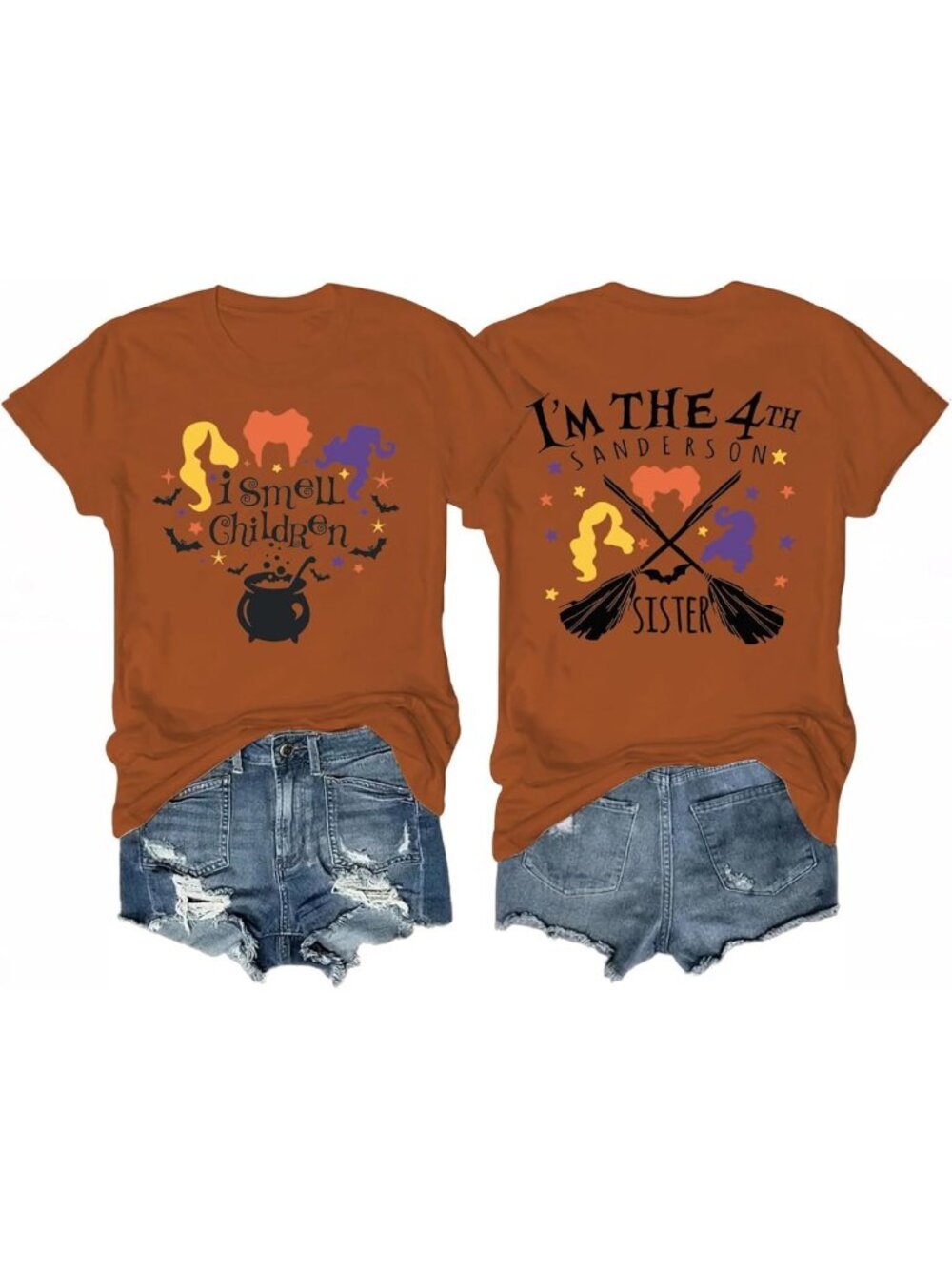 Spooky Women's Halloween Graphic Tees | Sanderson Sisters Hocus Pocus Shirts
